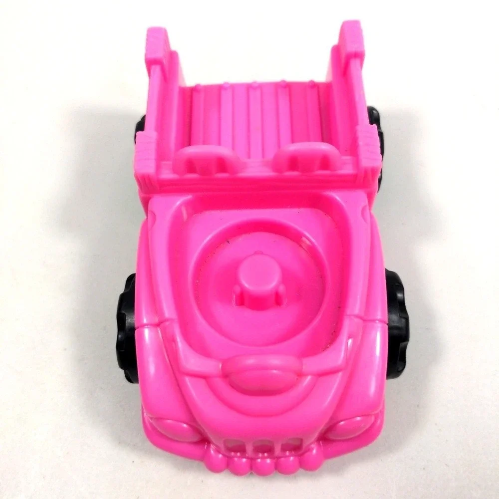 VTG 2001 Mattel Fisher Price Little People Pink Jeep Truck Off-Road Car Toy